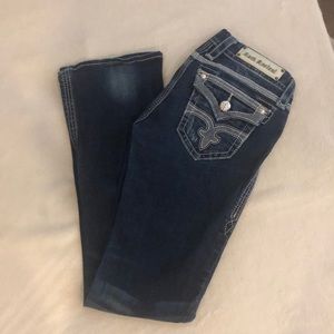 Rock revival blue jeans